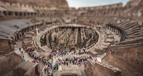 CDR_07162018_0741 colloseum tilt shift